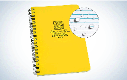 黄色螺旋形笔记本