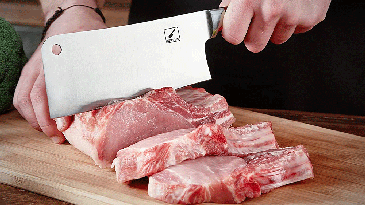 切肉刀用来在木板上切生肉的切肉刀