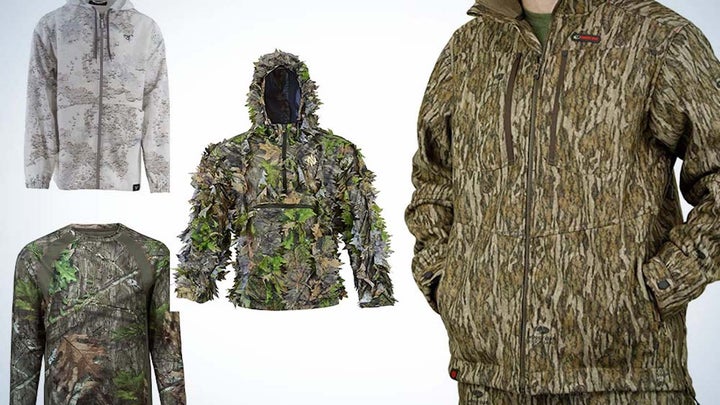 四件夹克与土耳其狩猎最好的迷彩